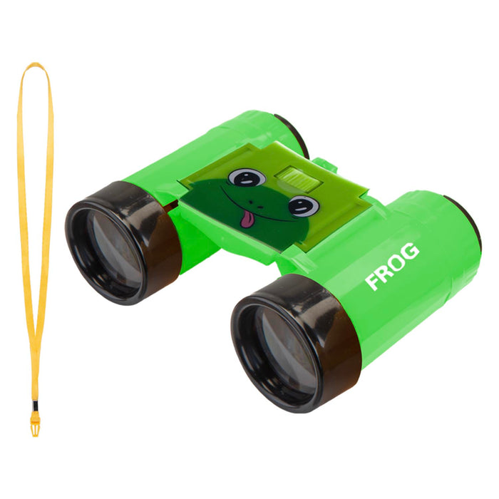 Kids Frog Binoculars  Green - 9cm x 11cm