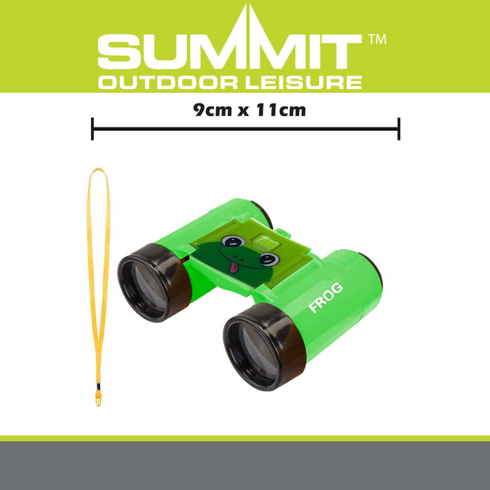 Kids Frog Binoculars  Green - 9cm x 11cm