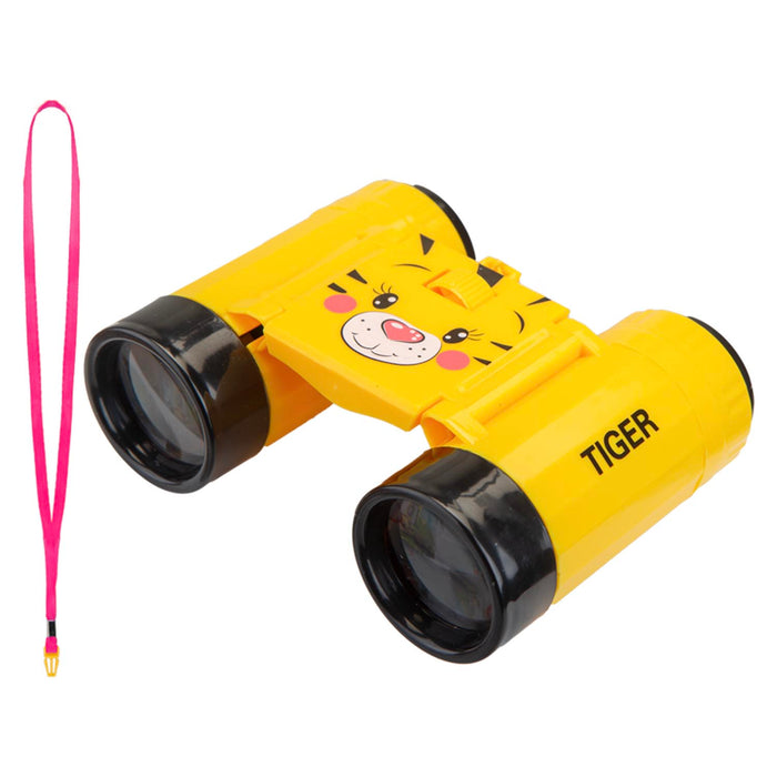 Kids Tiger Binoculars  Yellow - 9cm x 11cm