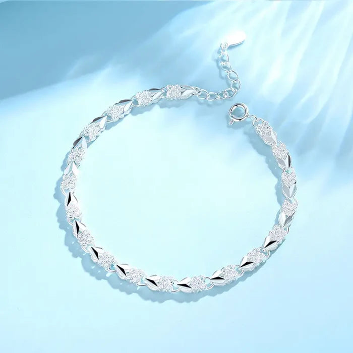 😀👉[Kupite 1, dobite 2 gratis]💖🍀Ženska zapestnica iz srebra 925-SI