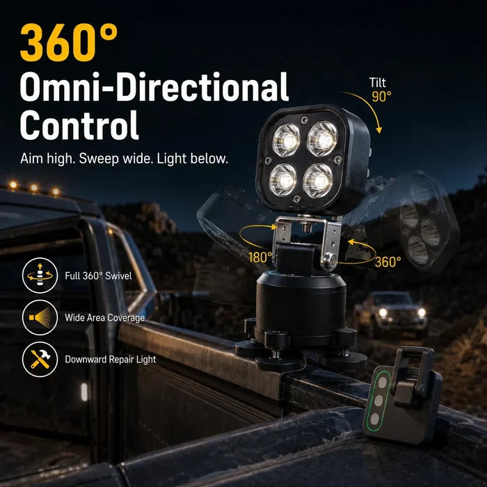 🏕️ Lámpara LED tipo cápsula magnética multidireccional-ES