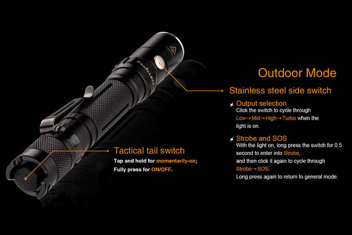 Fenix LD22 Flashlight Outdoor Mode