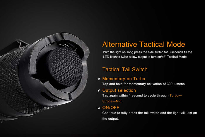 Fenix LD22 Flashlight Tac Mode