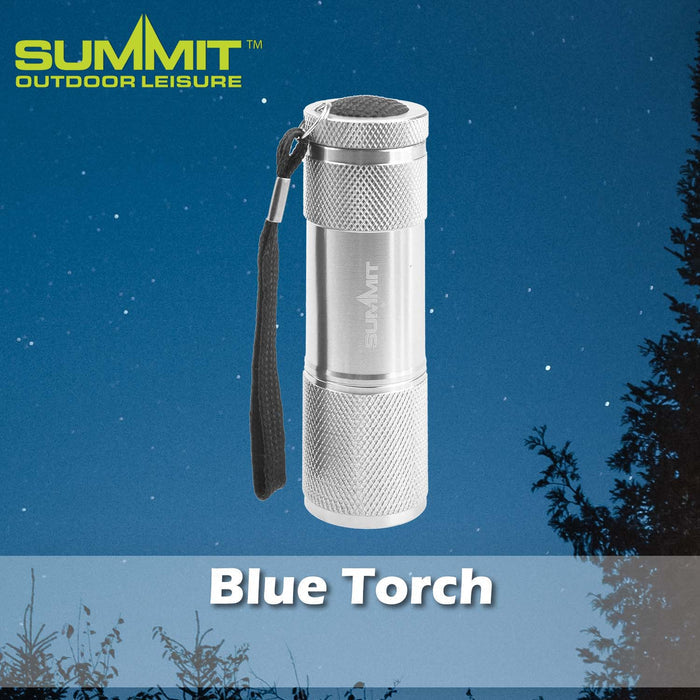 LED Torch Good for Days Out Blue - 9cm x 3cm