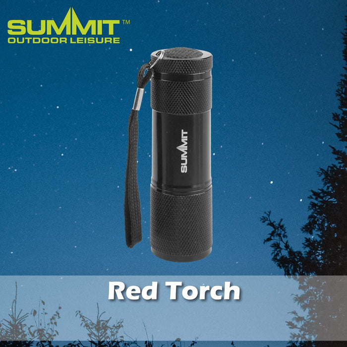 LED Torch Good for Days Out Red - 9cm x 3cm