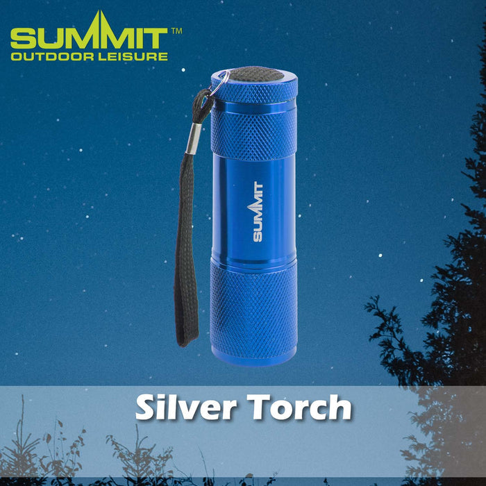 LED Torch Good for Days Out Silver - 9cm x 3cm