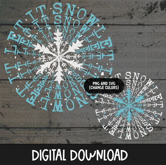 Let it Snow Circle