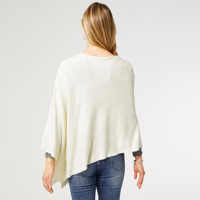 Lightweight Poncho - White