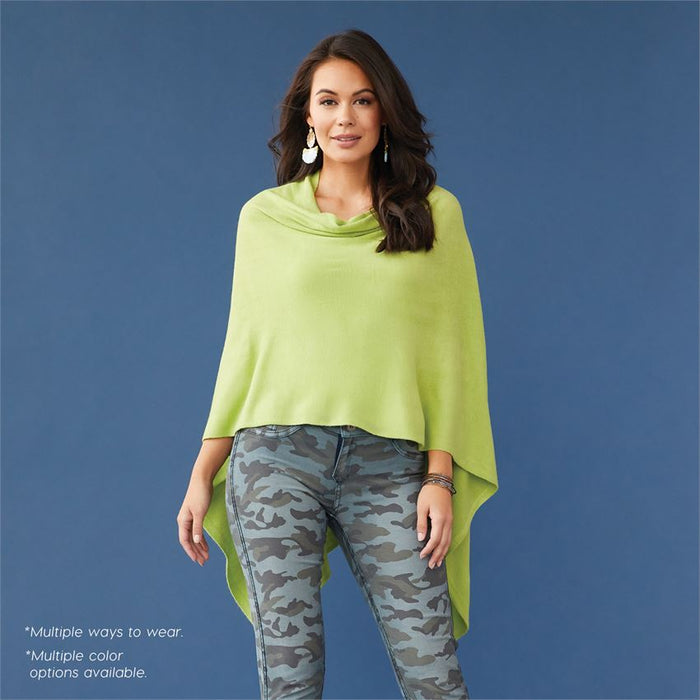 Lightweight Poncho - White