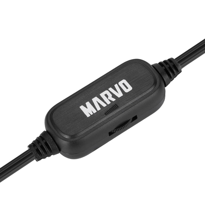Marvo Scorpion SG-118 Gaming Speakers, Stereo Sound, USB Powered, 7 Colour RGB Lighting, 6w, 3.5mm Input, Black Wired