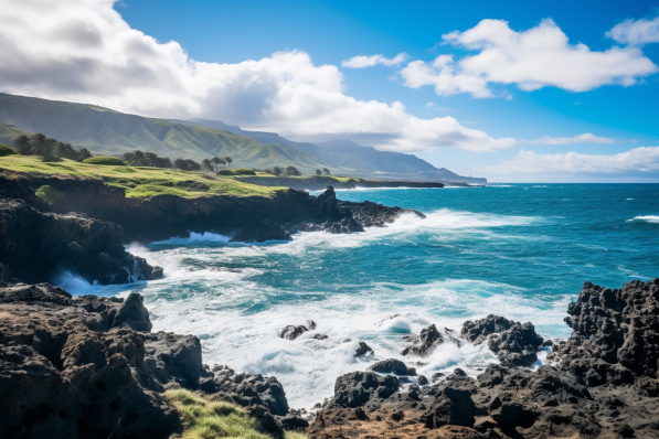 Maui Coast  Paint by Numbers Kit