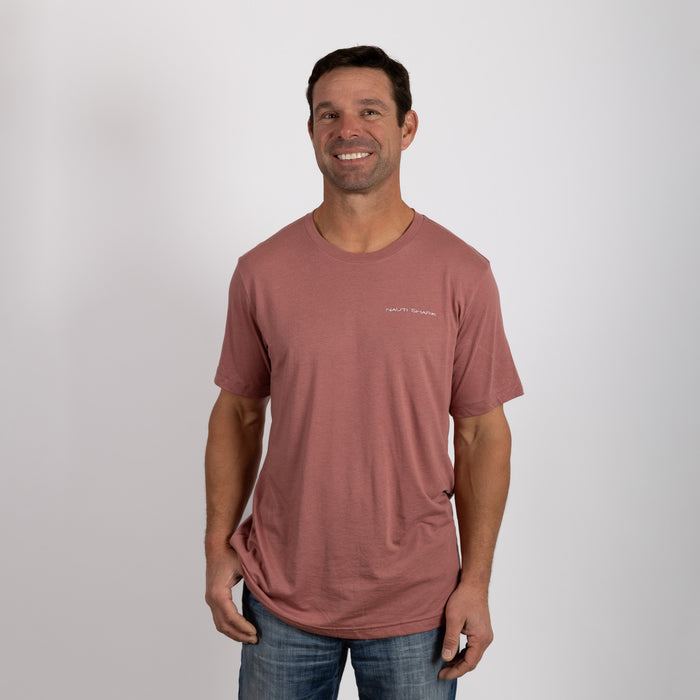 Mauve SURF COMPANY T-SHIRT - White Design
