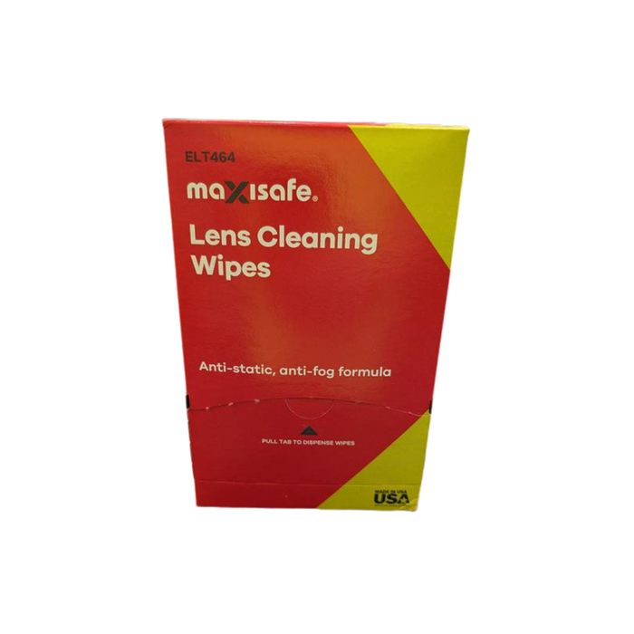 Maxisafe Lens Cleaning Wipes – 100/Box