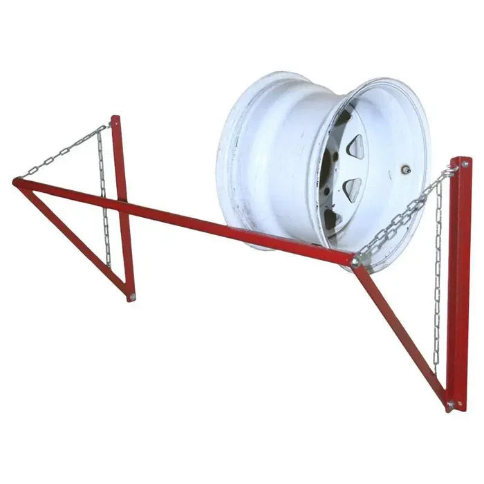 Merrick Foldable Wall Mounted Tire/Wheel Rack - Tire + Wheel