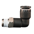 Milton 1/2" MNPT Push to Connect Swivel Elbow, 1/2" OD (Ea) - 2202-14