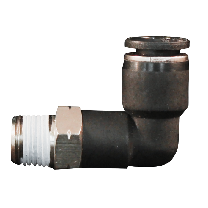 Milton 1/2" MNPT Push to Connect Swivel Elbow, 1/2" OD (Ea) - 2202-14