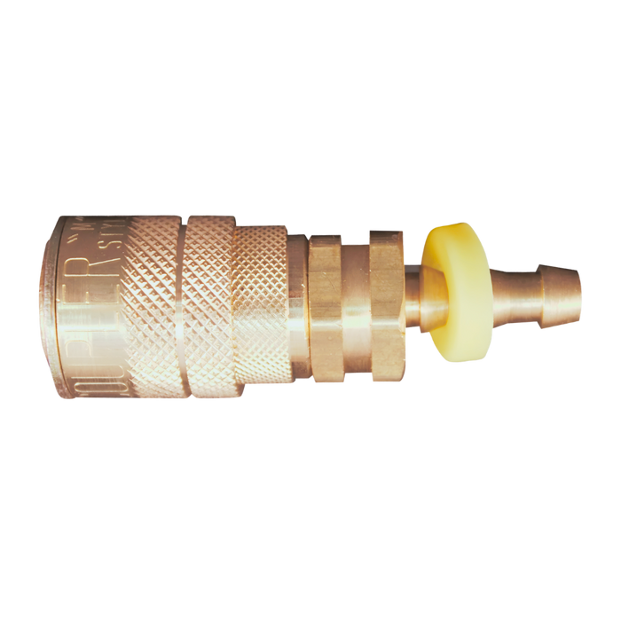 Milton 1/4" Hose Barb M-STYLE Air Coupler (Ea.) - 1717-4