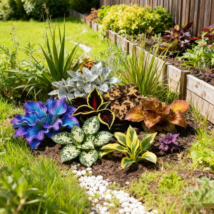 🌼 Mišrios hostų sėklos: spalvų purslas kiekvienam metų laikui-LT