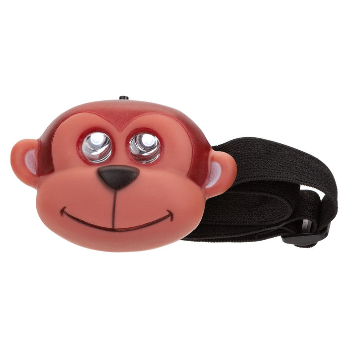 Monkey Head Torch  Brown - 8cm x 7cm