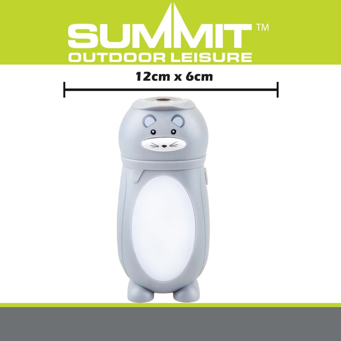 Mouse Torch  Grey - 12cm x 6cm