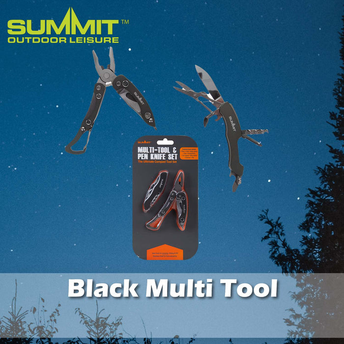 Multi Tool 6 in 1 Good for Days Out Black - 12cm x 6cm