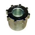 Shiny metal caster camber bushing with notched rim for Ford Full-Size 4x4 called Northstar