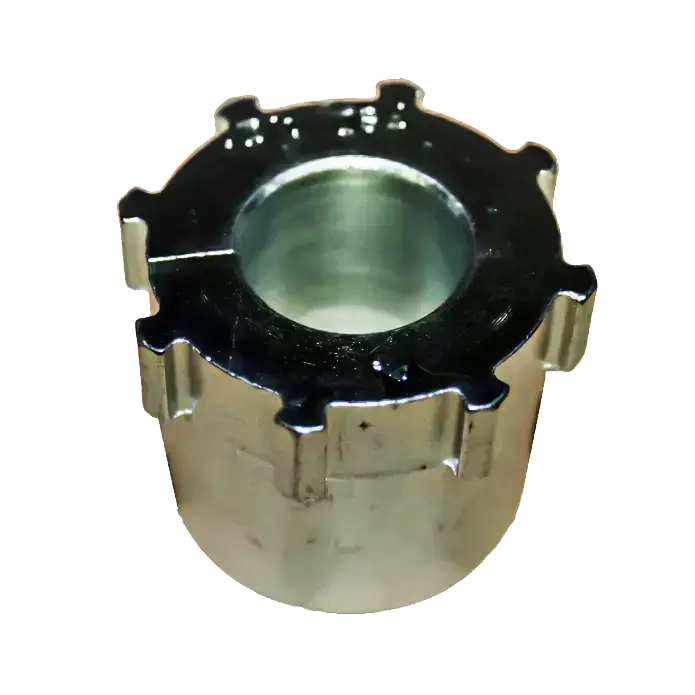 Shiny metal caster camber bushing with notched rim for Ford Full-Size 4x4 called Northstar
