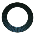 Black segmented ring rear shim from Northstar 1 Degree Rear Camber/Toe Shim series