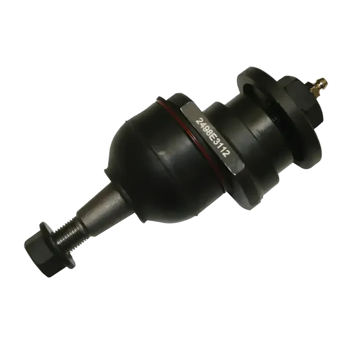 Black ball joint with threaded stud for Dodge light trucks, compatible with grease gun