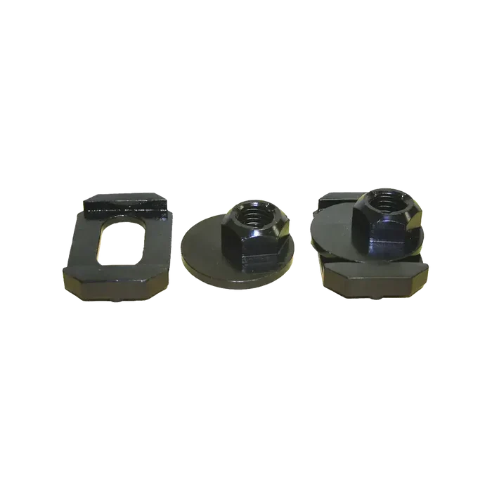 Black metal fasteners for Northstar front camber caster adjustment cam kit for F-150 and Expedition