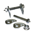 Metal bolts and washers from Northstar front greaseable bolt kit with quick cams for GM truck