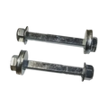 Silver cam bolts with washers and nuts for Northstar Greasable 14mm Universal Cam Bolt Pair