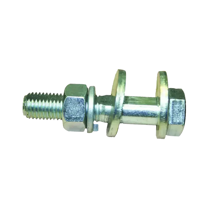 Metal bolt with nut and washers from Northstar Rear Greasable Camber/Toe Bushing kit