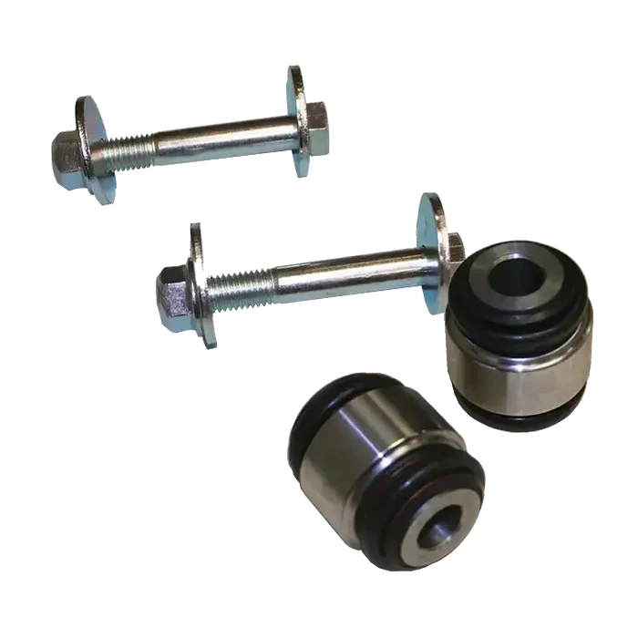 Automotive suspension hardware Northstar cam bolt kit with sealed flex joints for rear links