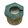 Hexagonal metal and rubber bushing for Northstar Xtra-Range Pinch Bolt Range Pinch Bolt Bushing