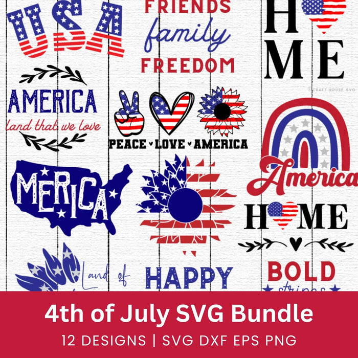 Patriotic Bundle SVG Files