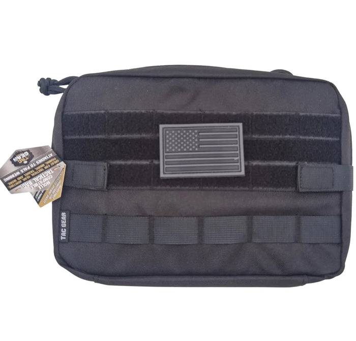 Patriotic MOLLE Component Bag with Zipper - 4 Pieces Per Retail Ready Display 23192 TAC GEAR