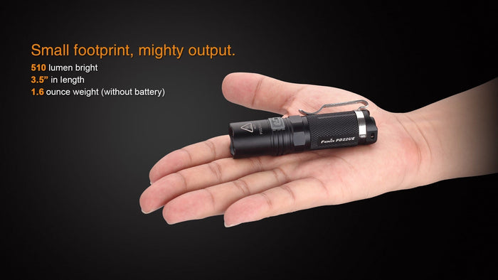 pd22ue EDC hand compact flashlight