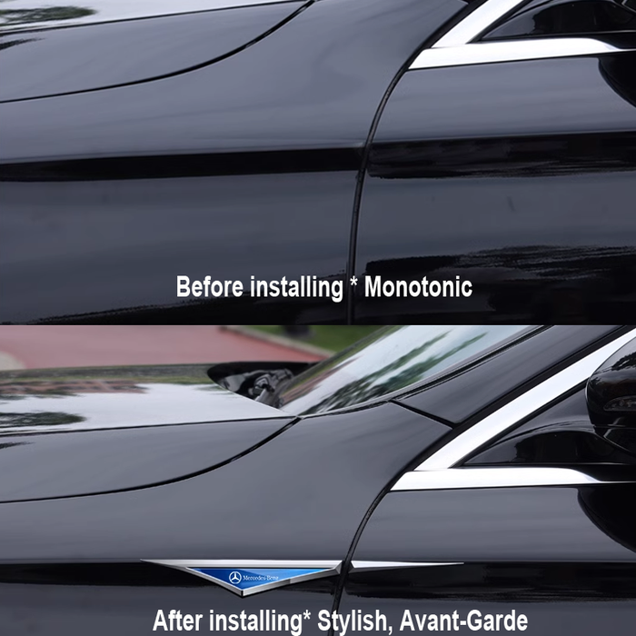 Pegatinas creativas de metal galvanizado para coche ✨2 piezas✨-ES