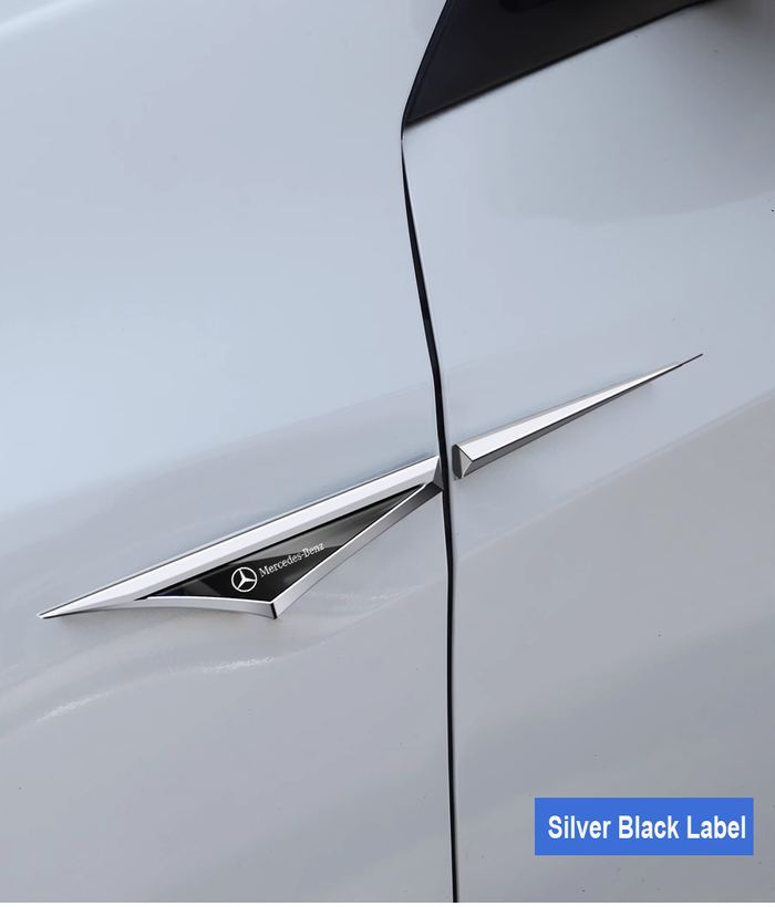 Pegatinas creativas de metal galvanizado para coche ✨2 piezas✨-ES