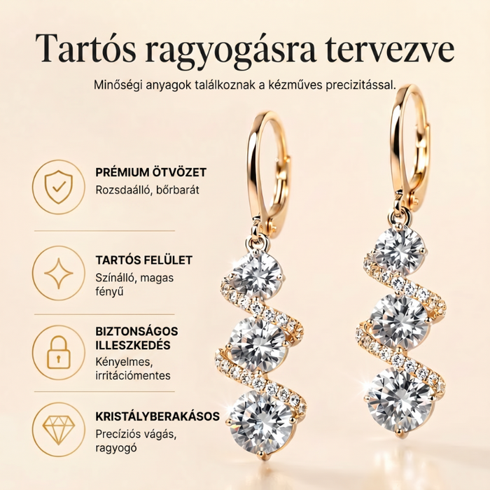 💎👗 Pendientes asimétricos en espiral y colgantes ✨-ES