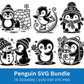 Penguin Bundle SVG Files
