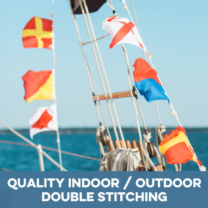 Ampersand Nautical Flag – “&” Flag for Weddings, Families & Celebrations - Maritime Tribes USASignal Flag