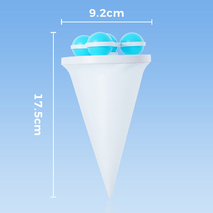 🧼 Plávajúca sieťka na zachytávanie chlpov 🌀 Účinne zachytáva chlpy a vlákna, opakovane použiteľná, chráni práčku a odtoky. 🚿✨🥳 Predaných viac ako 500 000 kusov! 🥳-SK
