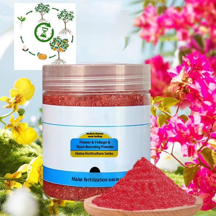 🌱Polvo potenciador de floración | ¡Crecimiento rápido de las raíces + flores más grandes!🌸-ES
