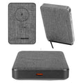 Power Bank With Phone Stand  Grey - 13cm x 8cm