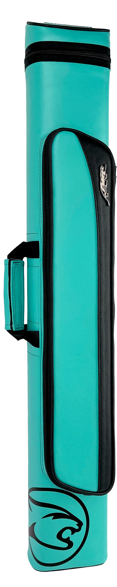 Predator Roadline Teal 2x4 Hard Pool Cue Case with Double Straps