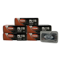 Image of Prema PR-110 radial tire patches boxes and a single patch for tire repairs