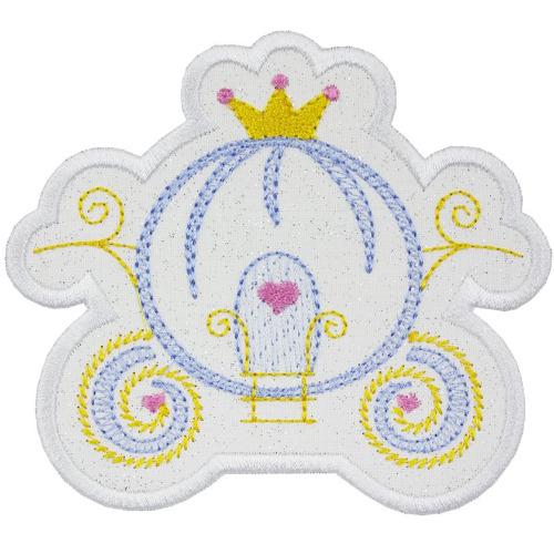 Princess Carriage Patch - Sew Lucky Embroidery