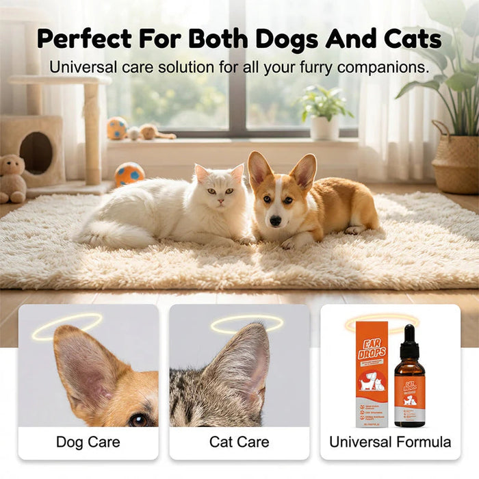 🐶🐱Prirodne kapi za pse i mačke za ublažavanje svrbeža i nakupljanja ušnog voska🌿-HR